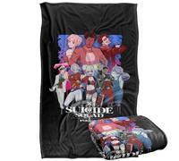 LOGOVISION Suicide Squad Isekai Ready To Fight Manta súper Suave con Tacto Sedoso - 91 x 147 cm