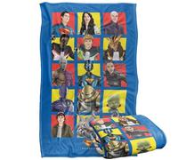 LOGOVISION Superman 2025 Character Squares Manta súper Suave con Tacto Sedoso - 91 x 147 cm