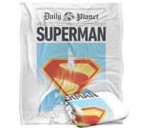 LOGOVISION Superman (2025) Daily Planet Front Page Manta súper Suave con Tacto Sedoso - 152 x 127 cm