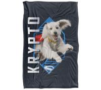 LOGOVISION Superman 2025 Krypto Diamond Manta súper Suave con Tacto Sedoso - 91 x 147 cm