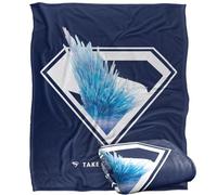 LOGOVISION Superman 2025 Movie Fortress of Solitude Shield Manta súper Suave con Tacto Sedoso - 152 x 127 cm