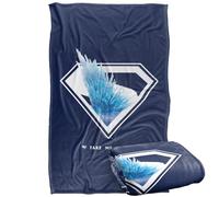 LOGOVISION Superman 2025 Movie Fortress of Solitude Shield Manta súper Suave con Tacto Sedoso - 91 x 147 cm
