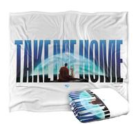 LOGOVISION Superman 2025 Movie Take Me Home Words Manta súper Suave con Tacto Sedoso - 152 x 127 cm