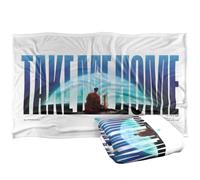 LOGOVISION Superman 2025 Movie Take Me Home Words Manta súper Suave con Tacto Sedoso - 91 x 147 cm