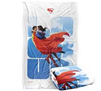 LOGOVISION Superman 2025 Superman Lois Look Up Manta súper Suave con Tacto Sedoso - 91 x 147 cm