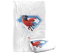 LOGOVISION Superman 2025 Superman Lois Shield Manta súper Suave con Tacto Sedoso - 91 x 147 cm