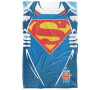 LOGOVISION Superman Day 2025 Chest Logo Manta súper Suave con Tacto Sedoso - 91 x 147 cm