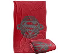 LOGOVISION Superman Father's Day Man of Steel Ball of Chains Manta súper Suave con Tacto Sedoso - 91 x 147 cm