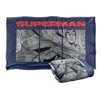 LOGOVISION Superman Man of Steel Comic Manta súper Suave con Tacto Sedoso - 91 x 147 cm