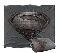 LOGOVISION Superman Man of Steel - Manta Suave al Tacto Sedoso (152 x 127 cm)