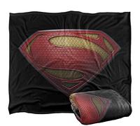 LOGOVISION Superman Man of Steel Shield Manta súper Suave con Tacto Sedoso - 152 x 127 cm