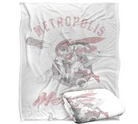 LOGOVISION Superman Metropolis Meteors Manta súper Suave con Tacto Sedoso - 152 x 127 cm