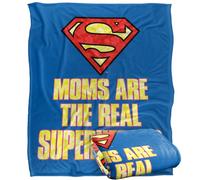 LOGOVISION Superman Mother's Day Moms Are The Real Superheroes Manta súper Suave con Tacto Sedoso - 152 x 127 cm