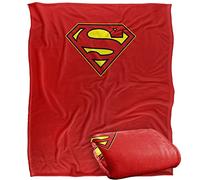 LOGOVISION Superman Superman Cape Full Color Logo Manta súper Suave con Tacto Sedoso - 152 x 127 cm