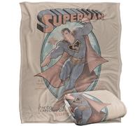 LOGOVISION Superman The Daring Exploits Manta súper Suave con Tacto Sedoso - 152 x 127 cm