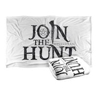 LOGOVISION Supernatural Join The Hunt Logo Manta súper Suave con Tacto Sedoso - 91 x 147 cm