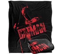 LOGOVISION The Batman (2022) Blanket, Monochromatic Red Silky Touch Super Soft Throw Blanket 152 x 127 cm
