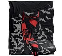 LOGOVISION The Batman (2022) Blanket, The Batman Mask Silky Touch Super Soft Throw Blanket 152 x 127 cm