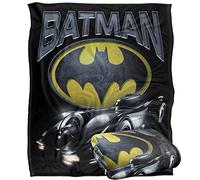 LOGOVISION The Flash Batman Batmobile Manta súper Suave con Tacto Sedoso - 152 x 127 cm