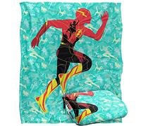 LOGOVISION The Flash Batman Supergirl Silhouette Manta súper Suave con Tacto Sedoso - 152 x 127 cm
