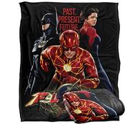 LOGOVISION The Flash Batman Supergirl Team Manta súper Suave con Tacto Sedoso - 152 x 127 cm