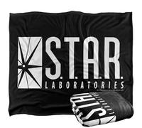 LOGOVISION The Flash S.T.A.R. Labs Logo Manta súper Suave con Tacto Sedoso - 152 x 127 cm
