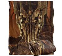 LOGOVISION The Lord of The Rings Blanket, 152 x 127 cm Sauron Bound by Fire Silky Touch Super Soft Throw Blanket