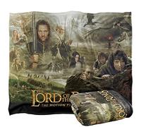 LOGOVISION The Lord of The Rings Blanket, 152 x 127 cm Trilogy Poster Silky Touch Super Soft Throw Blanket
