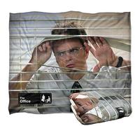 LOGOVISION The Office Blanket, 152 x 127 cm Dwight Blinds Silky Touch Super Soft Throw Blanket