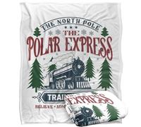 LOGOVISION The Polar Express Train Depot Manta súper Suave con Tacto Sedoso - 152 x 127 cm