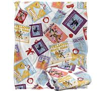 LOGOVISION The Wizard of Oz All Over Character Print 1 Manta súper Suave con Tacto Sedoso - 152 x 127 cm