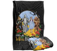 LOGOVISION The Wizard of Oz Amarillo Brick Road Manta súper Suave con Tacto Sedoso - 91 x 147 cm