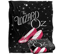 LOGOVISION The Wizard of Oz Black and White and Ruby Slippers Silky Touch Super Soft Throw Blanket 152 x 127 cm