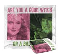 LOGOVISION The Wizard of Oz Good Witch Or Bad Witch Manta súper Suave con Tacto Sedoso - 152 x 127 cm