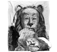 LOGOVISION The Wizard of Oz Stanley Desantis Vintage Lion Manta súper Suave con Tacto Sedoso - 152 x 127 cm