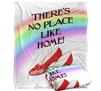 LOGOVISION The Wizard of Oz There's No Place Like Home Manta súper Suave con Tacto Sedoso - 152 x 127 cm