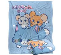LOGOVISION Tom and Jerry Gokko Kitty Ride Manta súper Suave con Tacto Sedoso - 152 x 127 cm