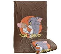 LOGOVISION Tom and Jerry Manta súper Suave con Tacto Sedoso - 91 x 147 cm