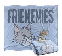 LOGOVISION Tom and Jerry The F Is For Frenemies Manta súper Suave con Tacto Sedoso - 152 x 127 cm