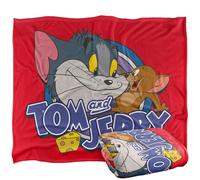 LOGOVISION Tom and Jerryfriendly Enemies Manta súper Suave con Tacto Sedoso - 152 x 127 cm