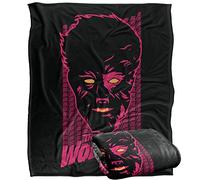 LOGOVISION Universal Monsters Blanket, 152 x 127 cm Wolfman Neon Silky Touch Super Soft Throw Blanket