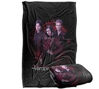 LOGOVISION Vampire Diaries Company of Three Manta súper Suave con Tacto Sedoso - 91 x 147 cm