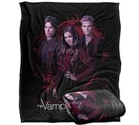 LOGOVISION Vampire Diaries Damon (Somerhalder), Elena (Dobrev), Stefan (Wesley) - Manta Suave al Tacto Sedoso 152 x 127 cm