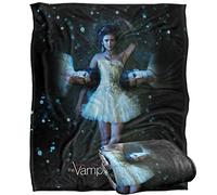 LOGOVISION Vampire Diaries Damon (Somerhalder), Elena (Dobrev), Stefan (Wesley) - Manta Suave al Tacto Sedoso 152 x 127 cm