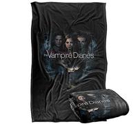 LOGOVISION Vampire Diaries Hearts Desire Manta súper Suave con Tacto Sedoso - 91 x 147 cm