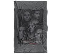 LOGOVISION Vampire Diaries So Here We Are Manta súper Suave con Tacto Sedoso - 91 x 147 cm