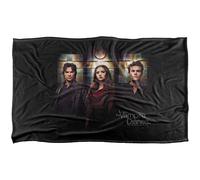LOGOVISION Vampire Diaries Stained Windows Manta súper Suave con Tacto Sedoso - 91 x 147 cm