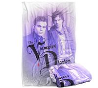 LOGOVISION Vampire Diaries Stefan and Damon Manta súper Suave con Tacto Sedoso - 91 x 147 cm