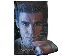 LOGOVISION Vampire Diaries Stefan Eyes Manta súper Suave con Tacto Sedoso - 91 x 147 cm