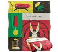 LOGOVISION WB 100: Blanket, 152 x 127 cm Looney Tunes Icons Silky Touch Super Soft Throw Blanket